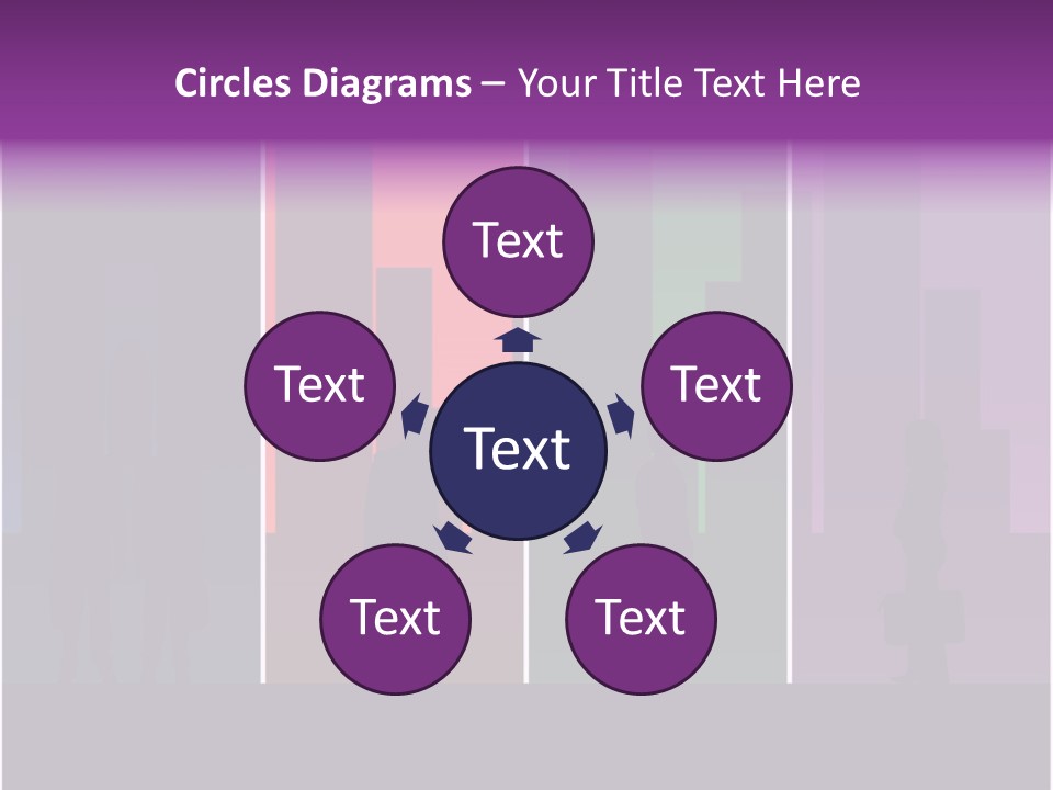 Cityscape Objects Employee PowerPoint Template