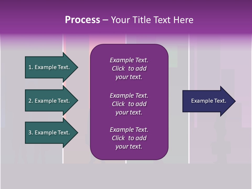 Cityscape Objects Employee PowerPoint Template