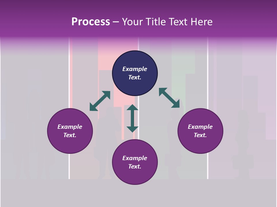 Cityscape Objects Employee PowerPoint Template