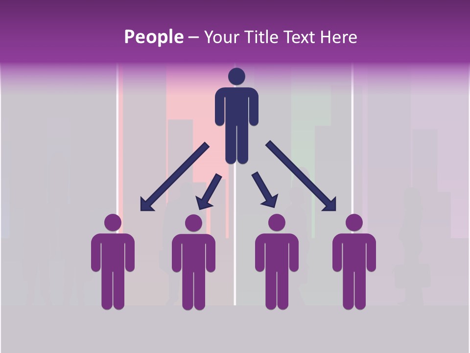 Cityscape Objects Employee PowerPoint Template