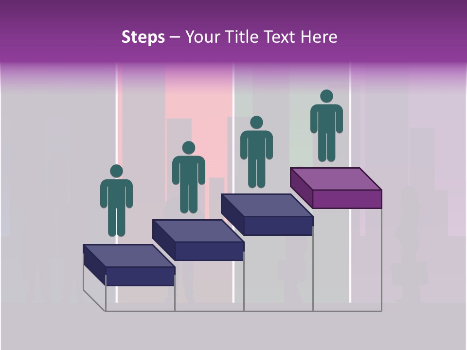 Cityscape Objects Employee PowerPoint Template