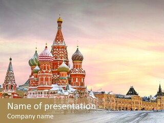 Tourism Basil Culture PowerPoint Template