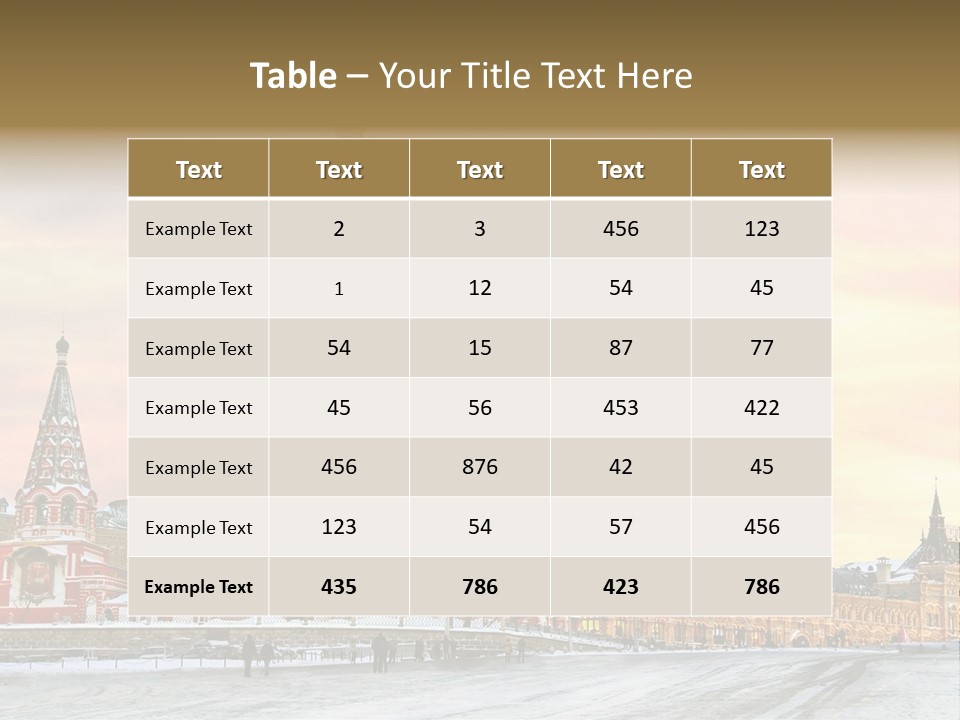 Tourism Basil Culture PowerPoint Template