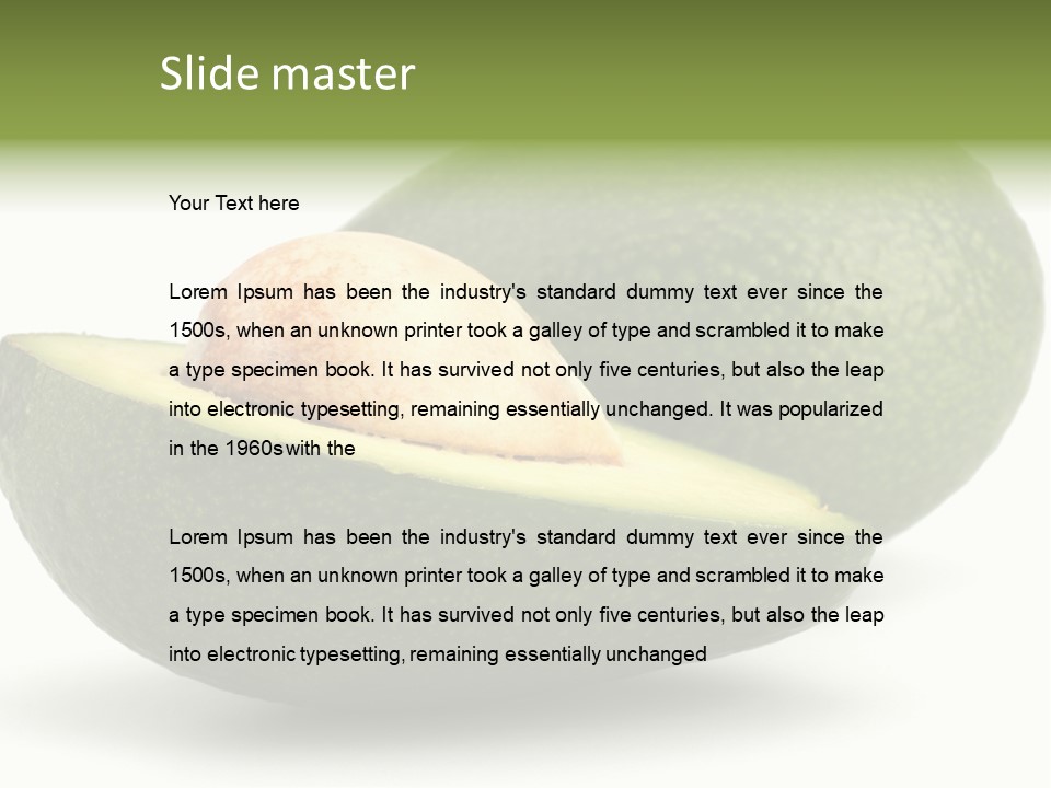 Nature Ripe Dieting PowerPoint Template