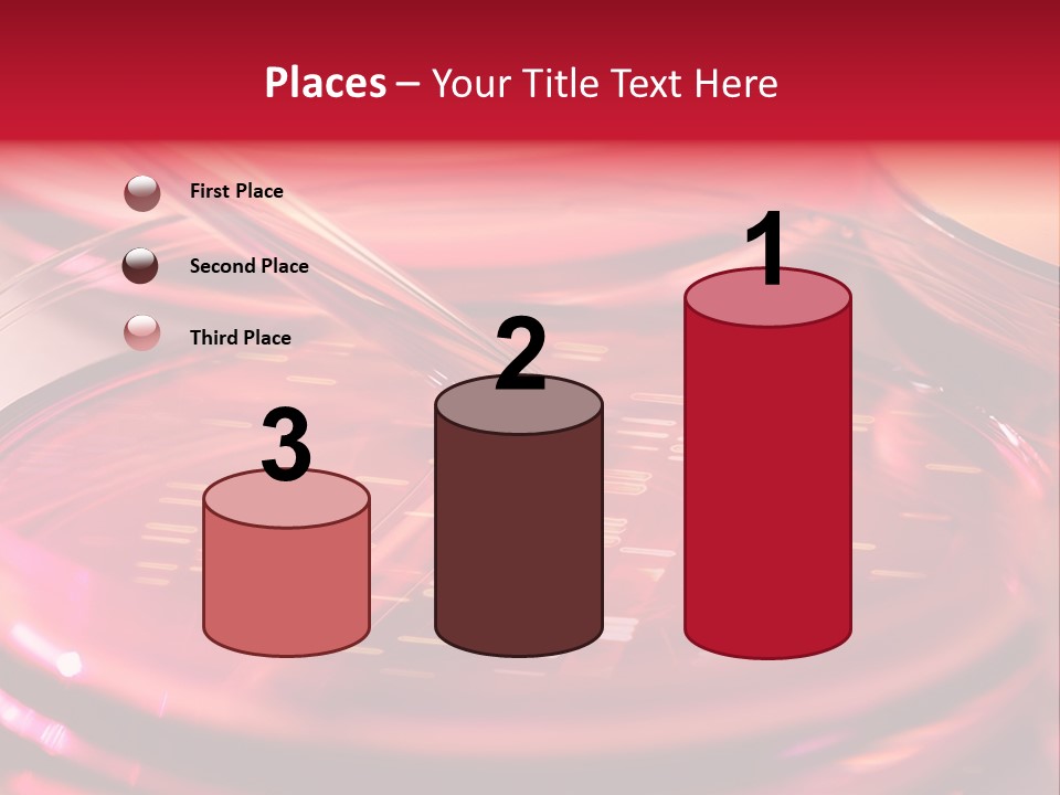 Red Petri Hygiene PowerPoint Template