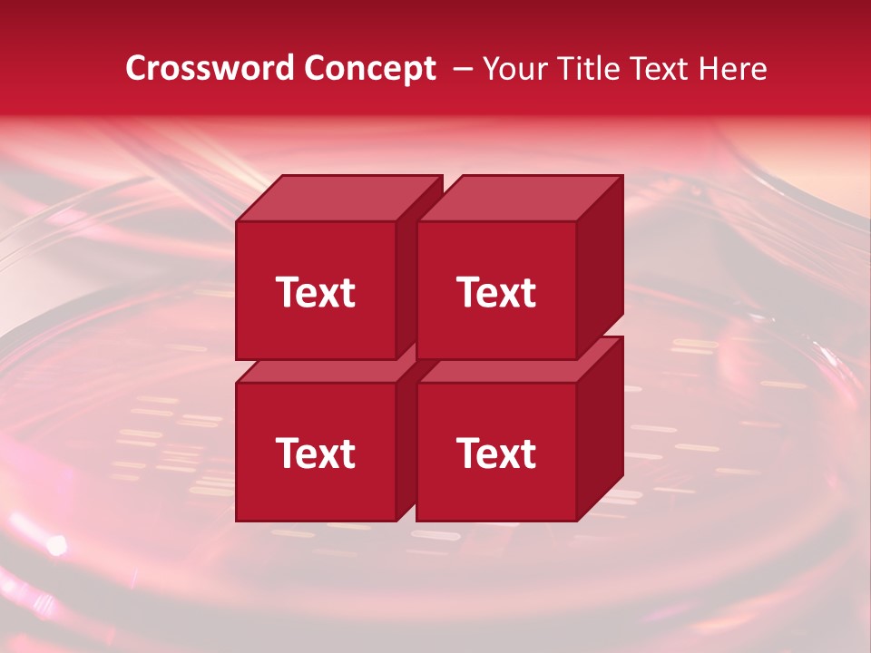 Red Petri Hygiene PowerPoint Template