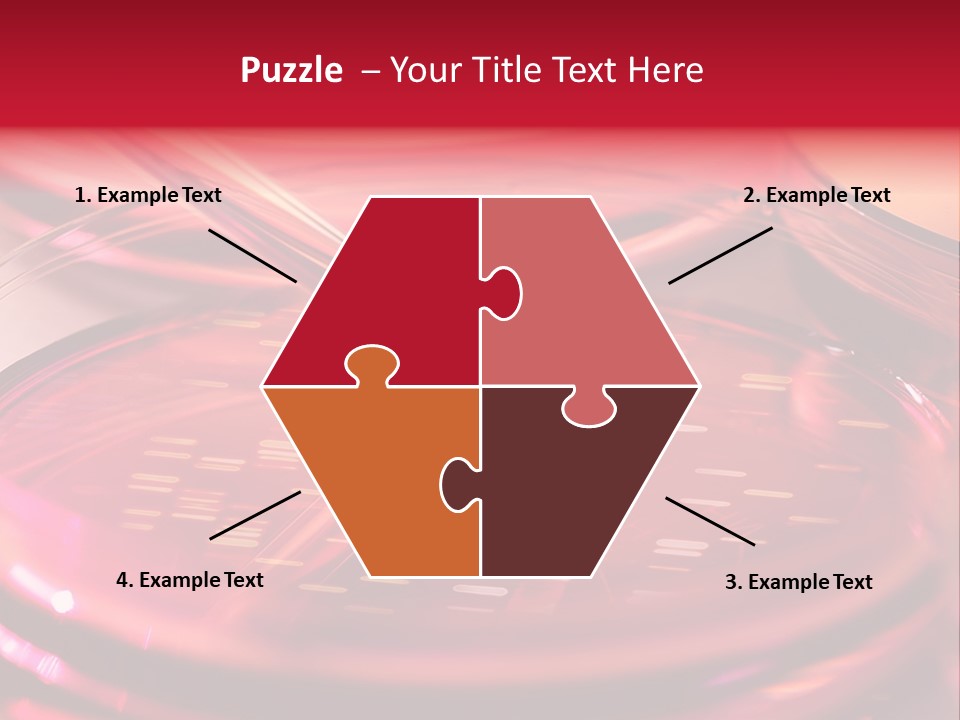 Red Petri Hygiene PowerPoint Template