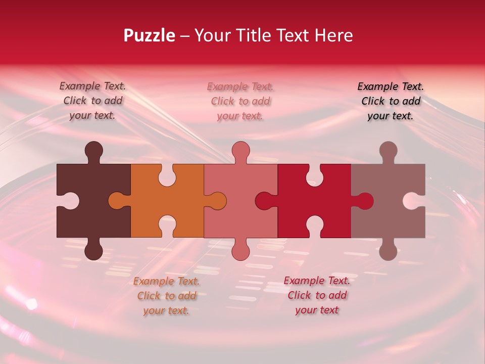 Red Petri Hygiene PowerPoint Template