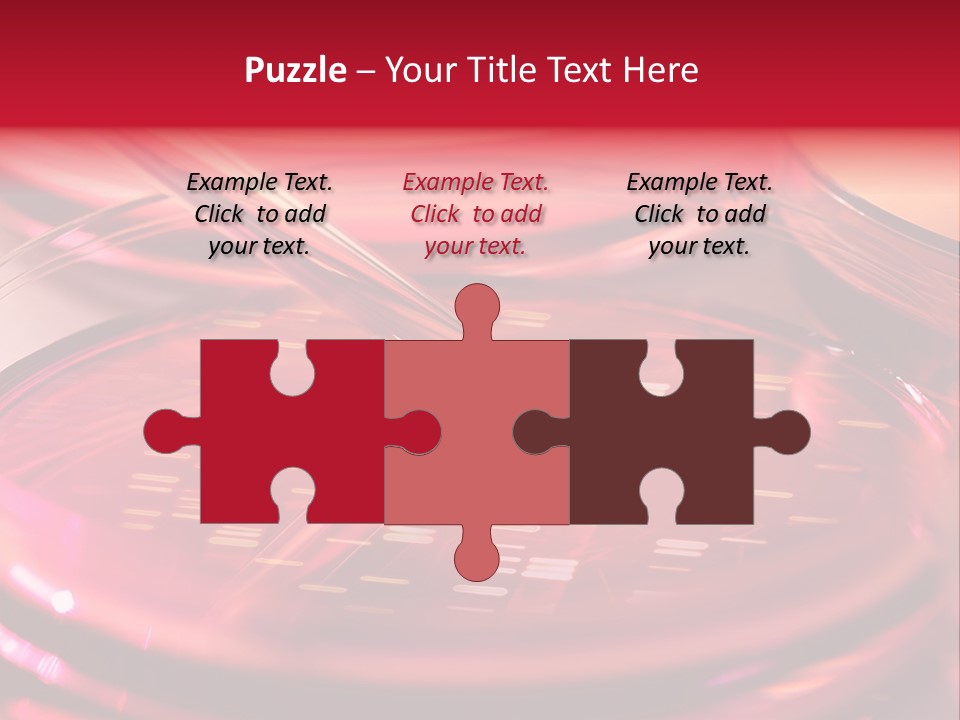 Red Petri Hygiene PowerPoint Template