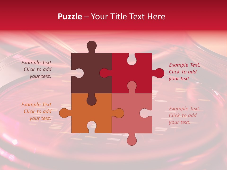 Red Petri Hygiene PowerPoint Template