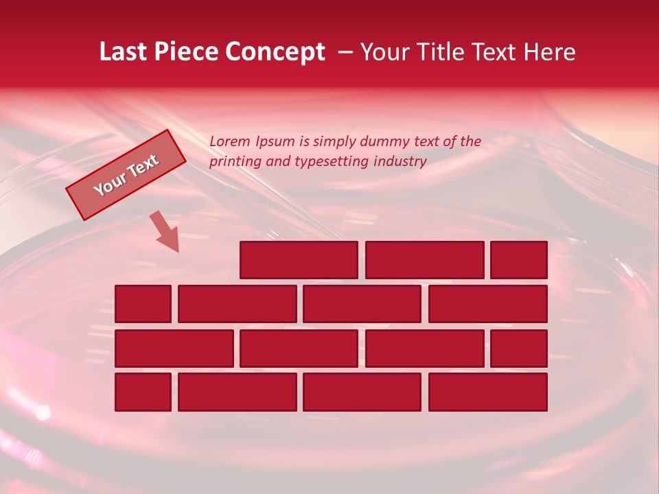 Red Petri Hygiene PowerPoint Template