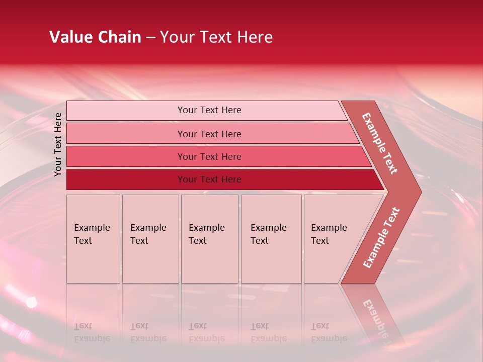 Red Petri Hygiene PowerPoint Template
