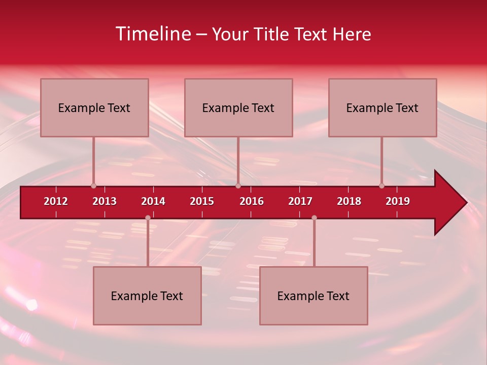 Red Petri Hygiene PowerPoint Template