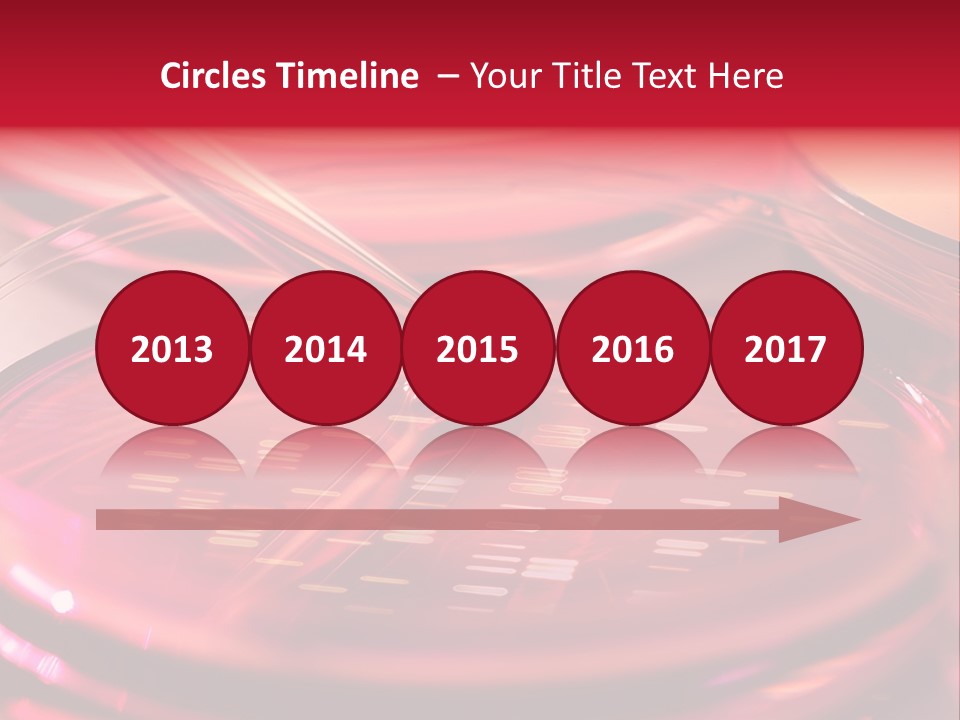 Red Petri Hygiene PowerPoint Template