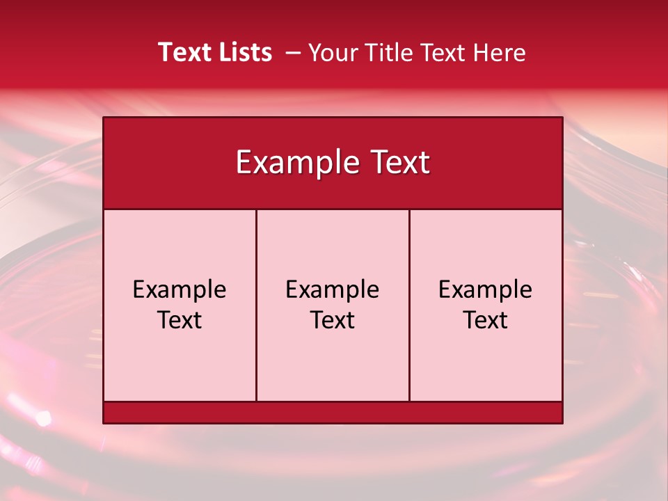 Red Petri Hygiene PowerPoint Template