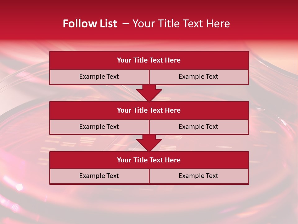 Red Petri Hygiene PowerPoint Template