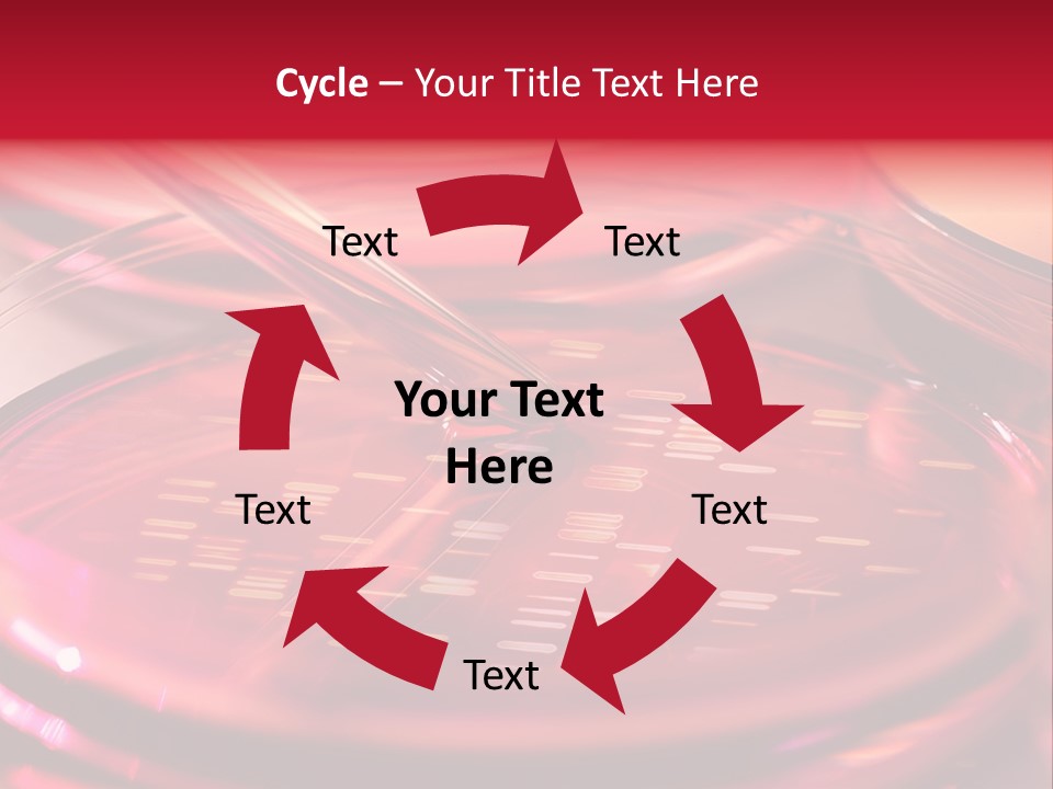 Red Petri Hygiene PowerPoint Template