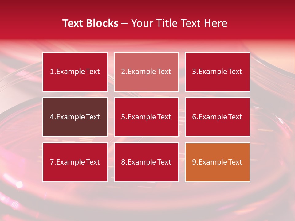 Red Petri Hygiene PowerPoint Template