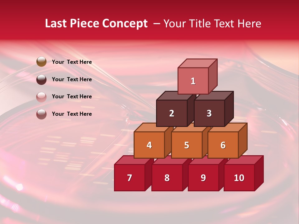 Red Petri Hygiene PowerPoint Template