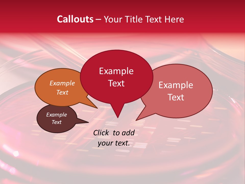 Red Petri Hygiene PowerPoint Template