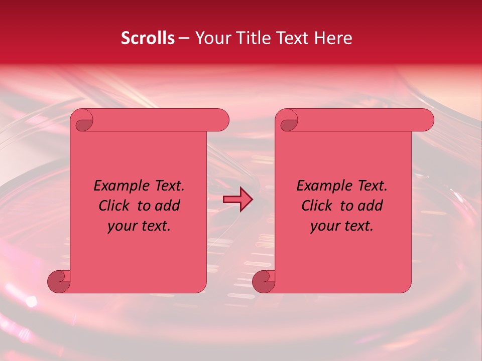Red Petri Hygiene PowerPoint Template