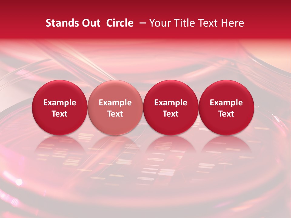 Red Petri Hygiene PowerPoint Template