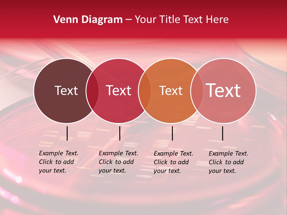 Red Petri Hygiene PowerPoint Template