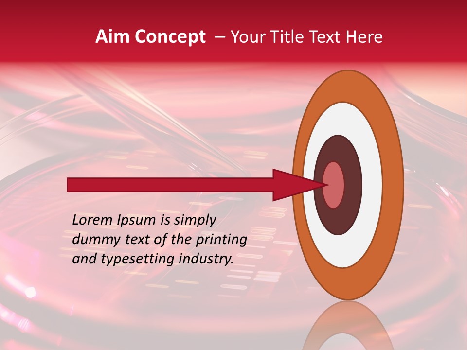Red Petri Hygiene PowerPoint Template
