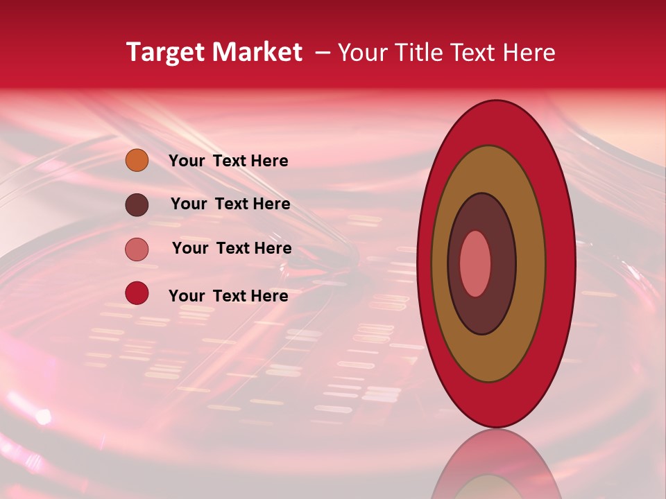 Red Petri Hygiene PowerPoint Template