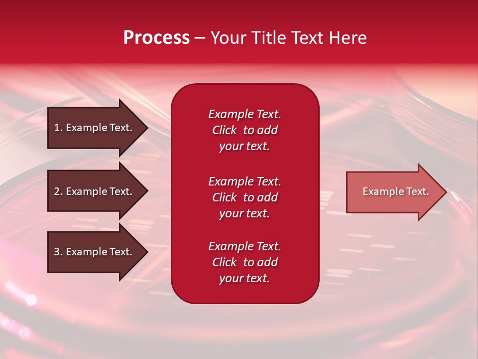 Red Petri Hygiene PowerPoint Template