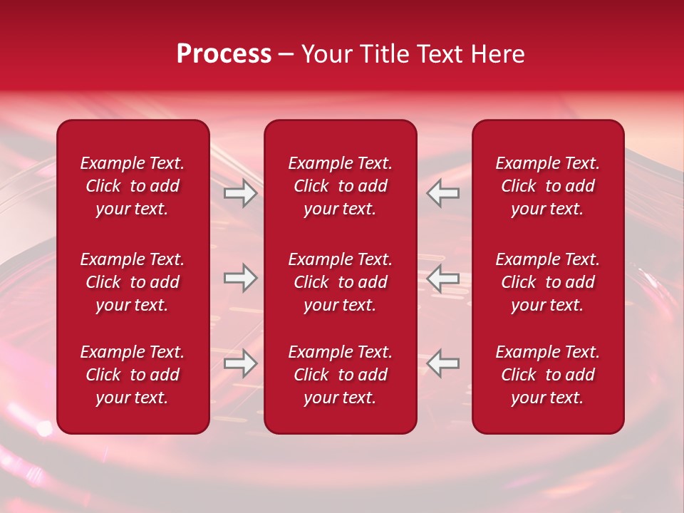 Red Petri Hygiene PowerPoint Template