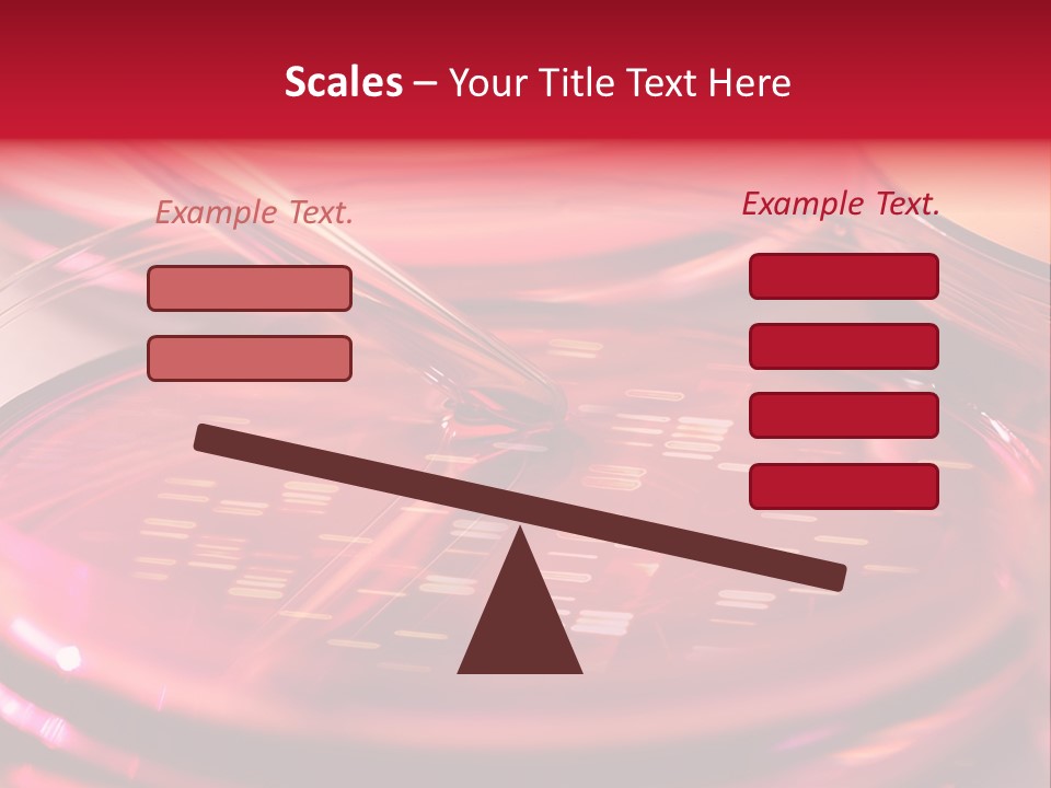 Red Petri Hygiene PowerPoint Template