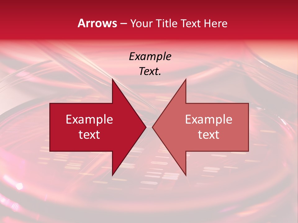 Red Petri Hygiene PowerPoint Template