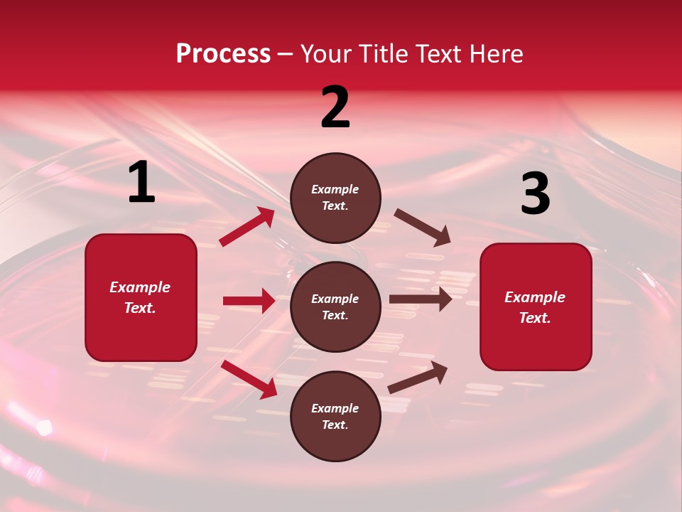 Red Petri Hygiene PowerPoint Template