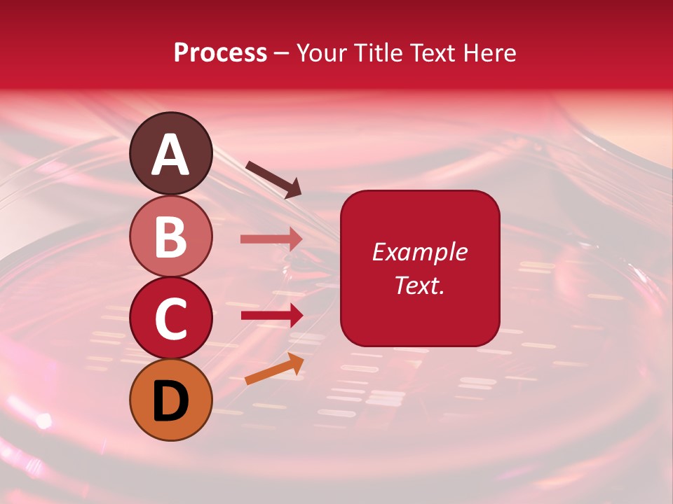 Red Petri Hygiene PowerPoint Template