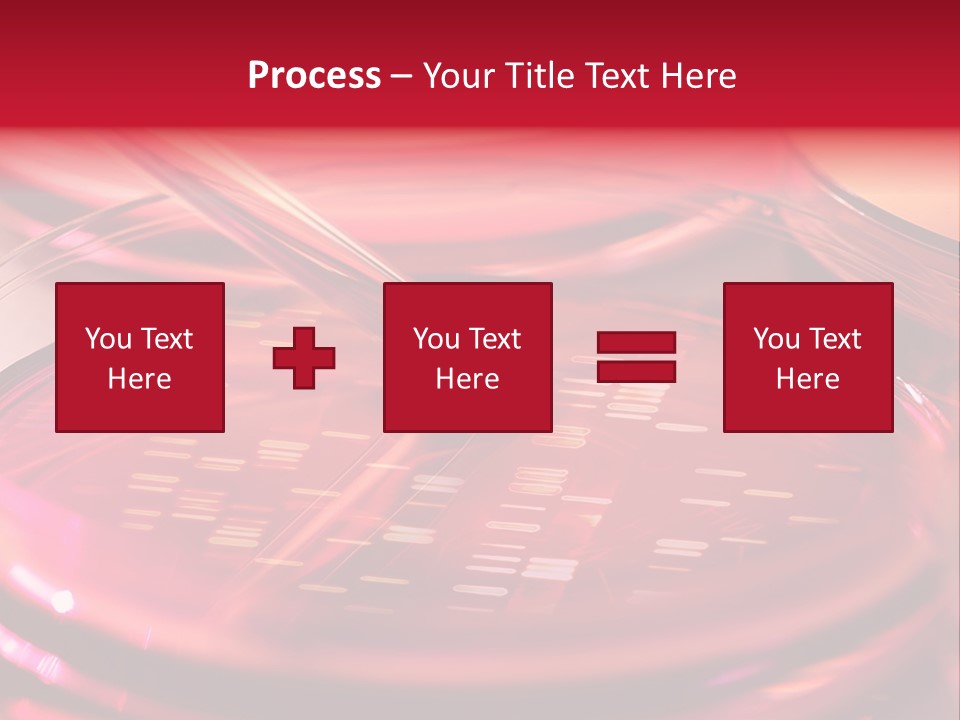 Red Petri Hygiene PowerPoint Template