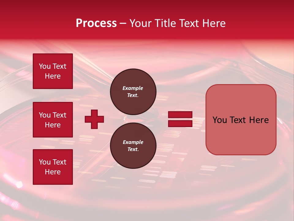 Red Petri Hygiene PowerPoint Template