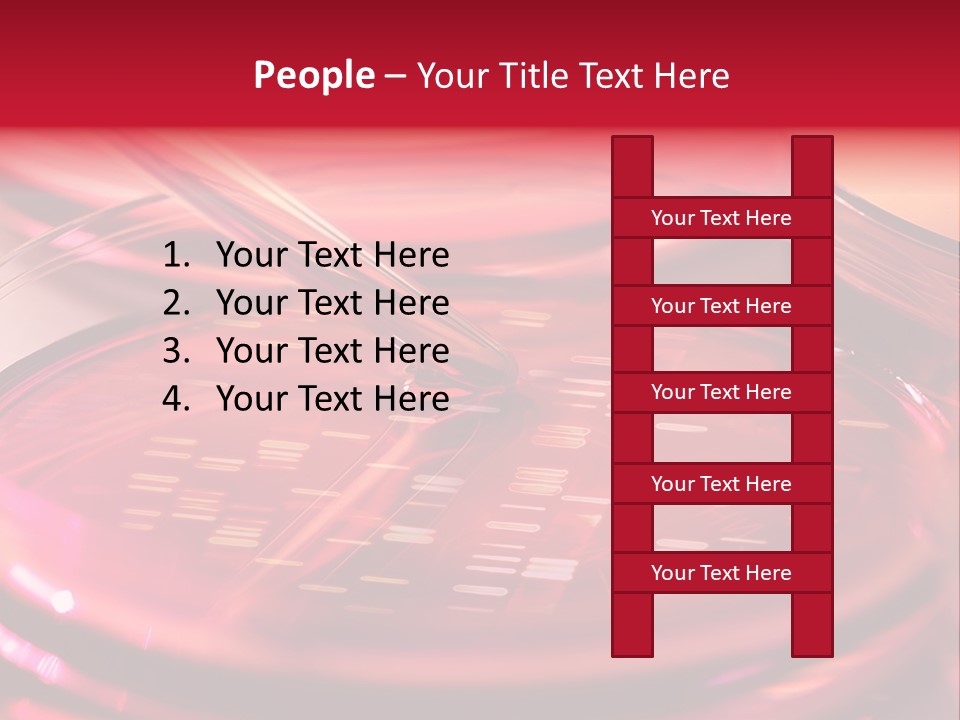 Red Petri Hygiene PowerPoint Template