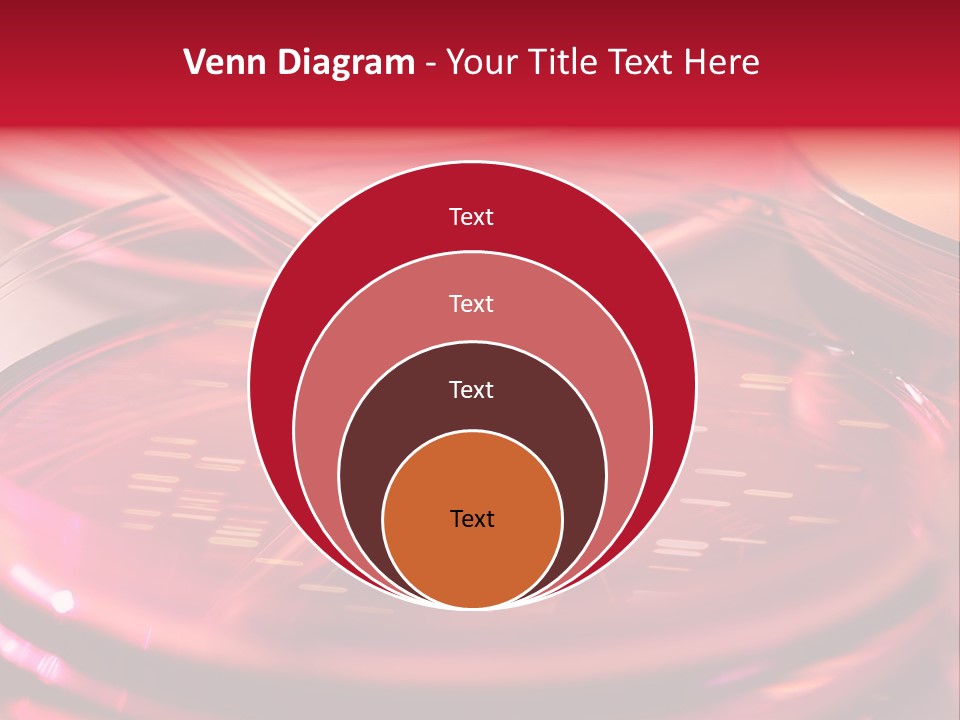 Red Petri Hygiene PowerPoint Template