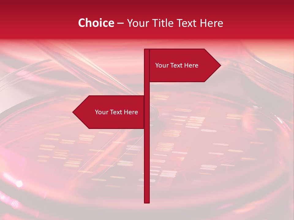 Red Petri Hygiene PowerPoint Template