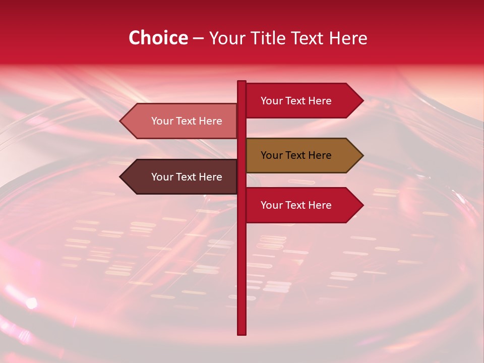 Red Petri Hygiene PowerPoint Template