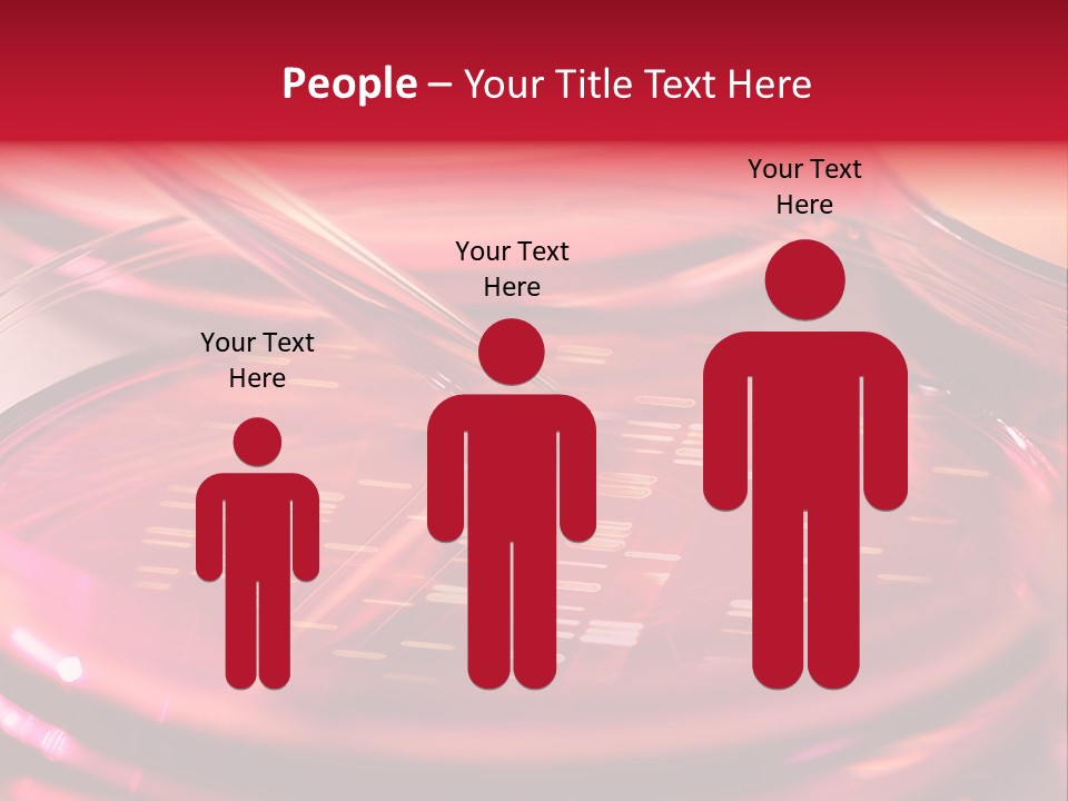 Red Petri Hygiene PowerPoint Template