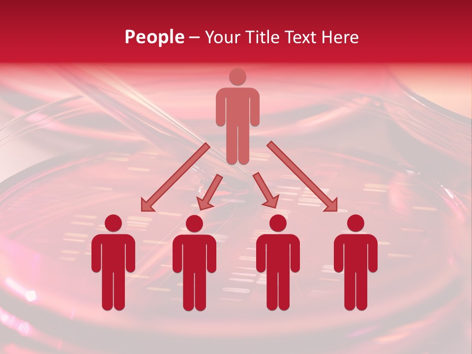 Red Petri Hygiene PowerPoint Template