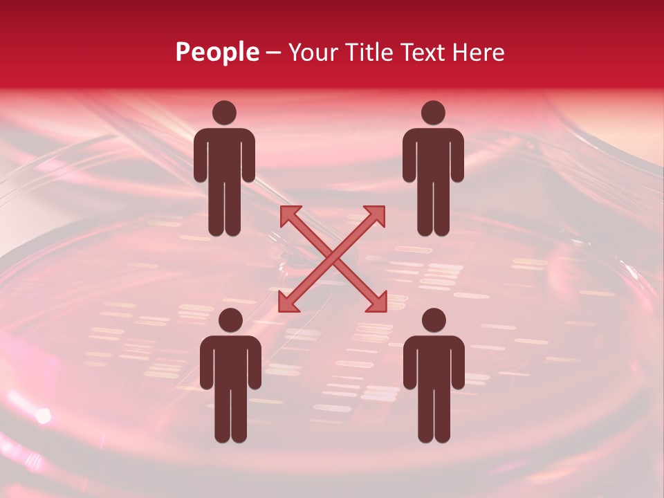 Red Petri Hygiene PowerPoint Template