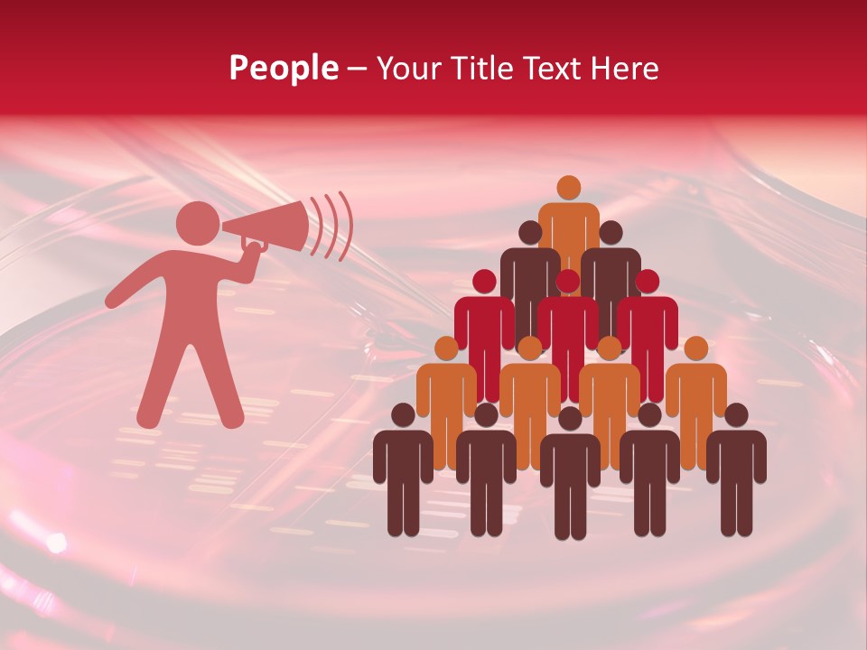 Red Petri Hygiene PowerPoint Template
