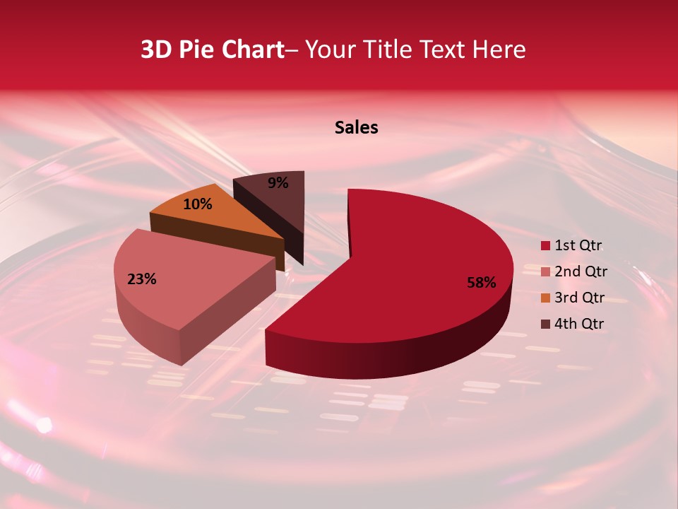 Red Petri Hygiene PowerPoint Template
