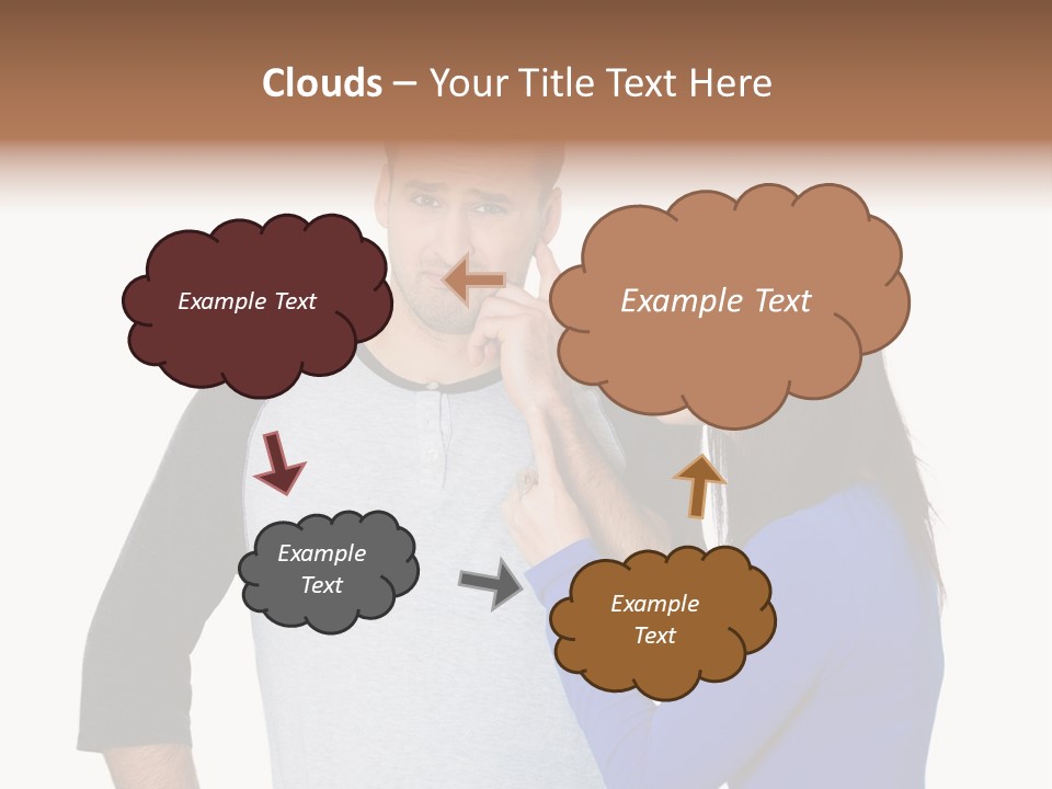 Issues Clash Cheating PowerPoint Template