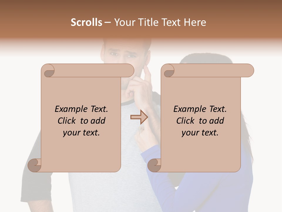 Issues Clash Cheating PowerPoint Template