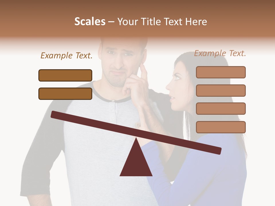 Issues Clash Cheating PowerPoint Template