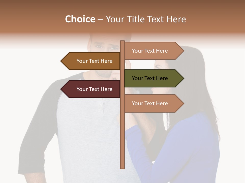 Issues Clash Cheating PowerPoint Template